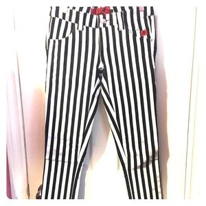 TRIPP NYC striped skinny jeans!